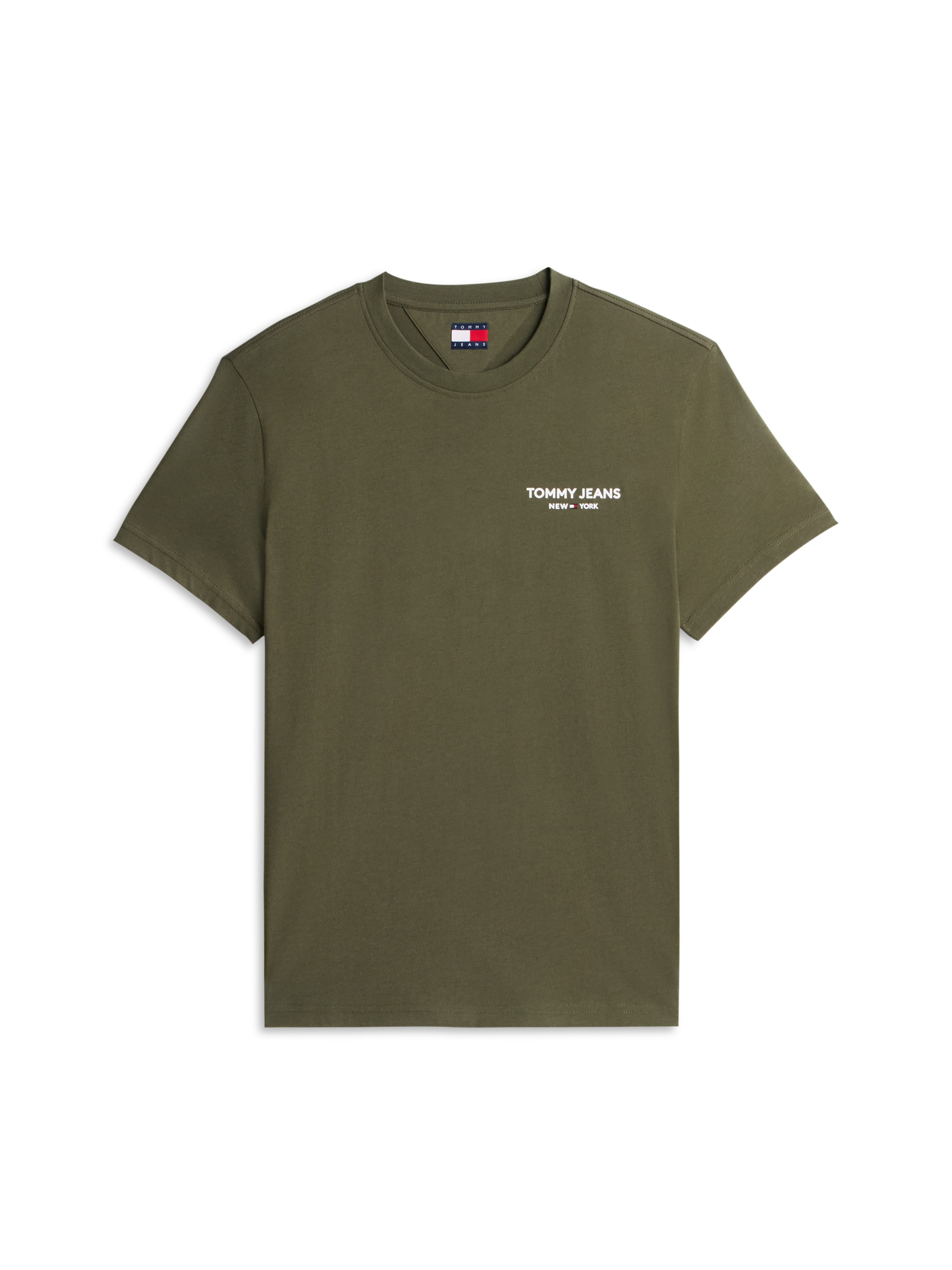 Tommy Jeans - Camiseta 'NY' en verde: frente