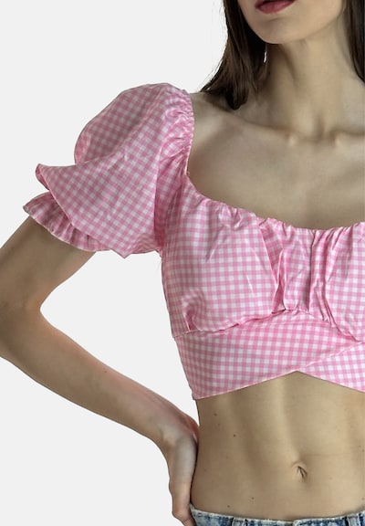 Elara Blouse in L in Rose / White, Item view