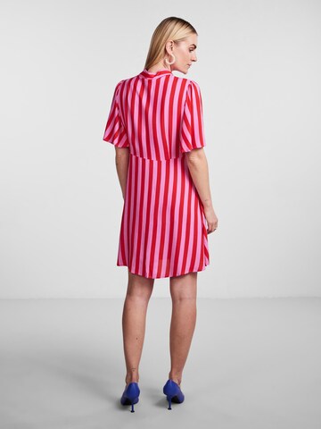 Y.A.S Shirt Dress 'Savana' in Red