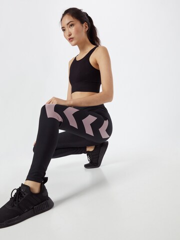 Hummel Skinny Sportsbukser 'Paris' i sort