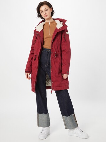 Ragwear Between-Seasons Parka 'AURORIE' in Red