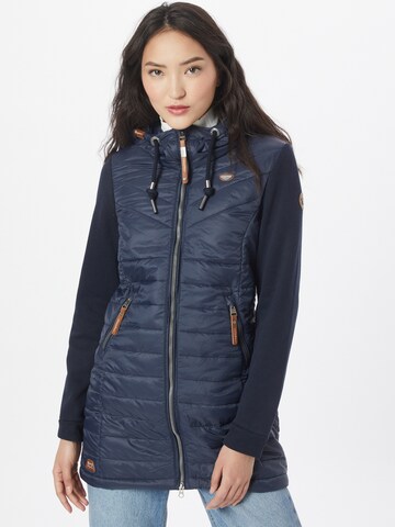 Ragwear Winter Coat 'Lucinda' in Blue: front