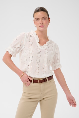 Kaffe Blouse 'KAdona' in Wit: voorkant