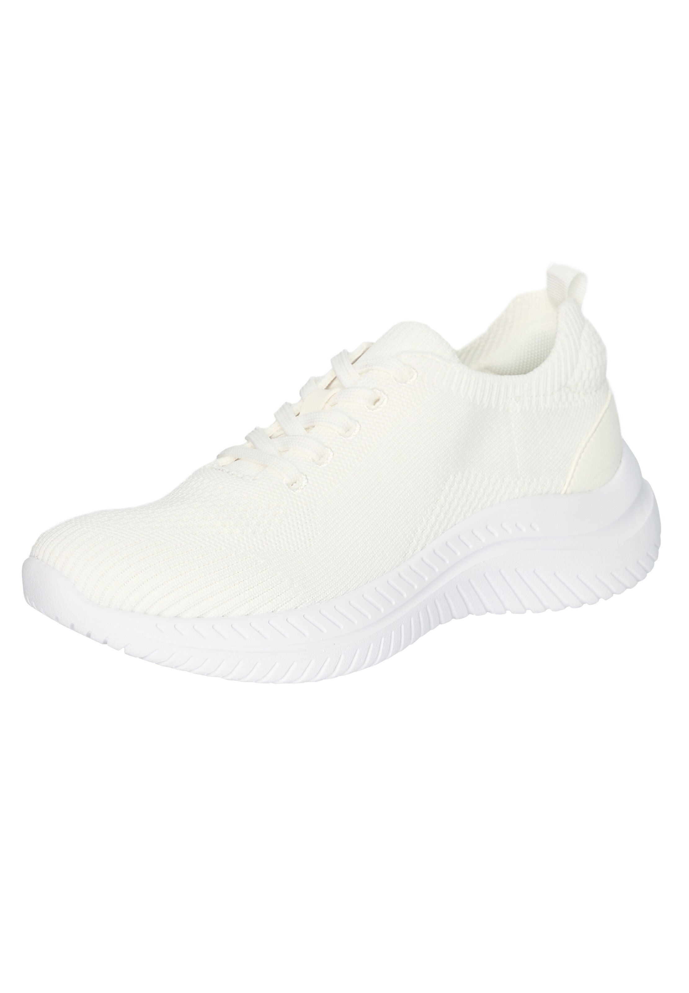 Elara Platform trainers in White: front