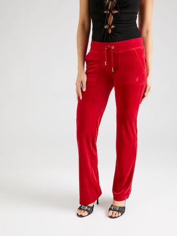 Juicy Couture Regular Broek in Rood: voorkant