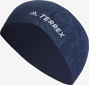 ADIDAS TERREX Athletic Headband in Blue: front