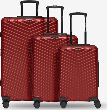 Redolz Kofferset in Rot: Vorderseite