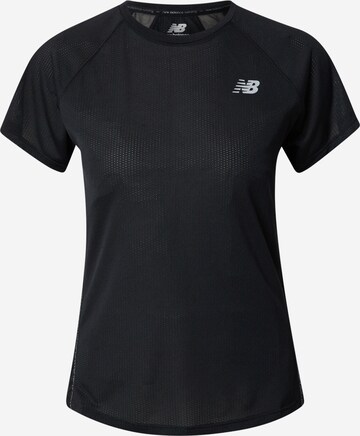 new balance Performance Shirt 'Impact Run' in Black: front