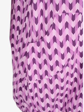 Zizzi Obleka 'JEASY' | vijolična barva