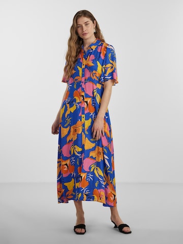 Y.A.S Shirt dress 'ELLY' in Blue: front