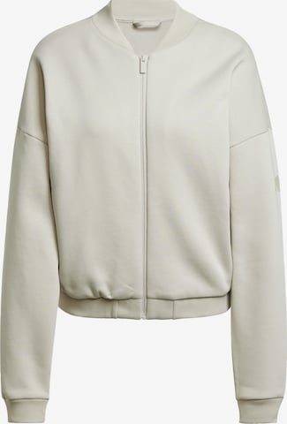 Giacca di felpa sportiva 'Essentials' di ADIDAS SPORTSWEAR in beige: frontale