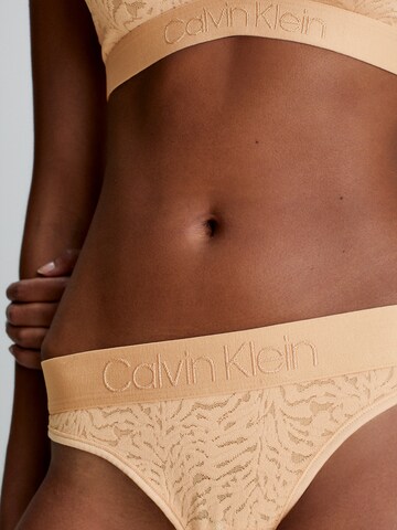 Calvin Klein Underwear String 'Intrinsic' in Gelb