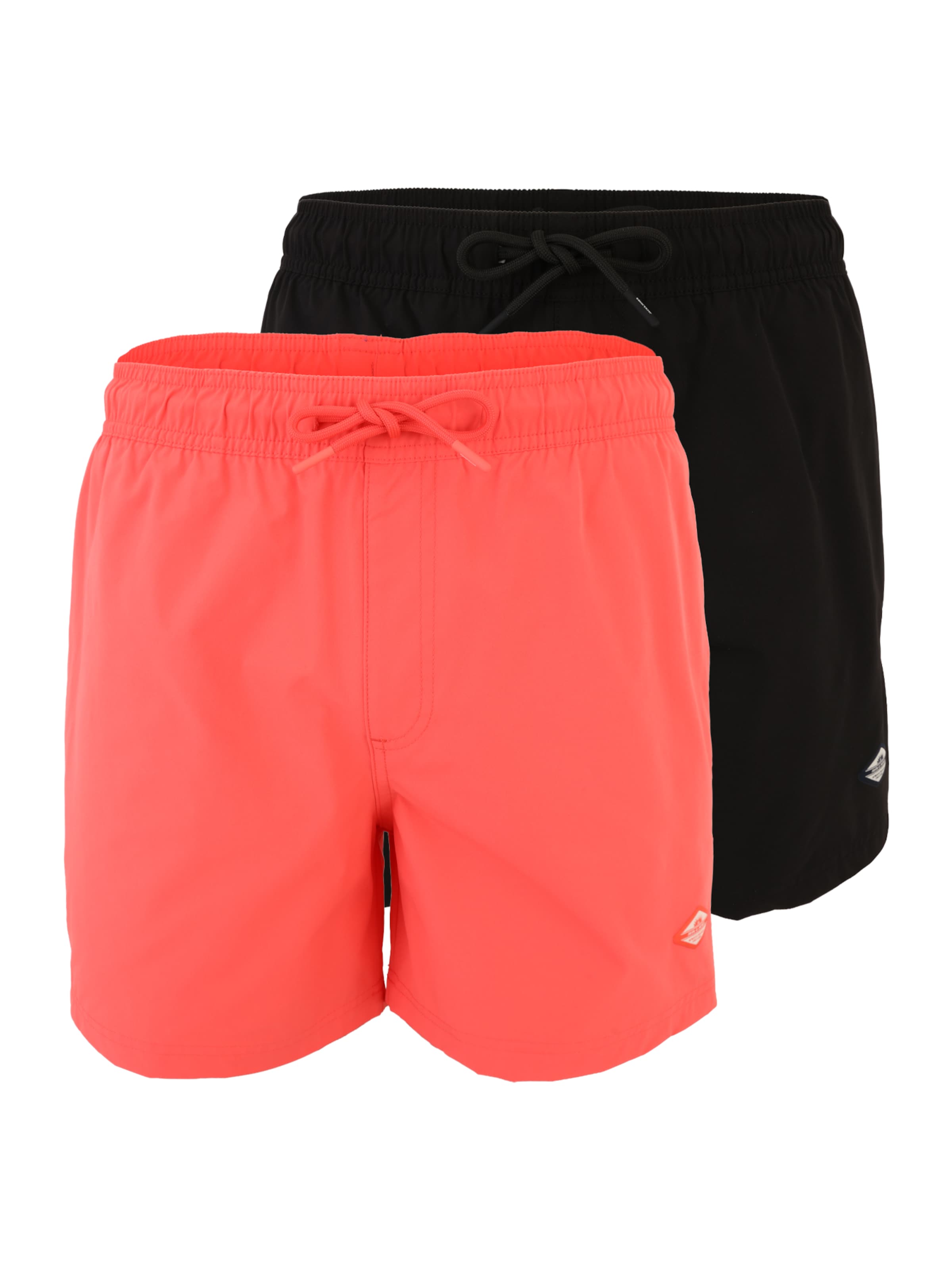 Shorts de bain 'JPSTMAUI TROPIC' JACK & JONES en orange : devant