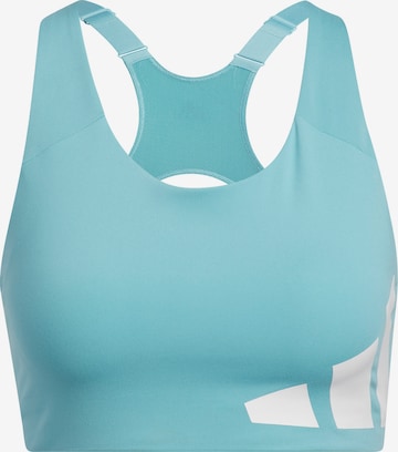 ADIDAS PERFORMANCE Bustier Sport-BH in Grün: predná strana