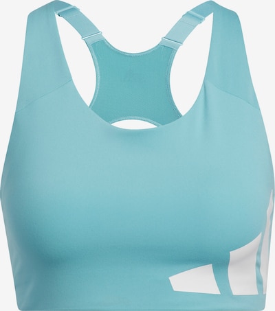 Reggiseno sportivo ADIDAS PERFORMANCE di colore giada / bianco, Visualizzazione prodotti