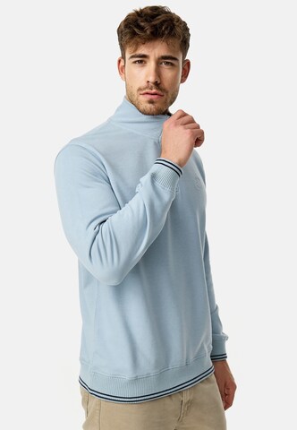 INDICODE JEANS Sweatshirt 'Nate' in Blauw