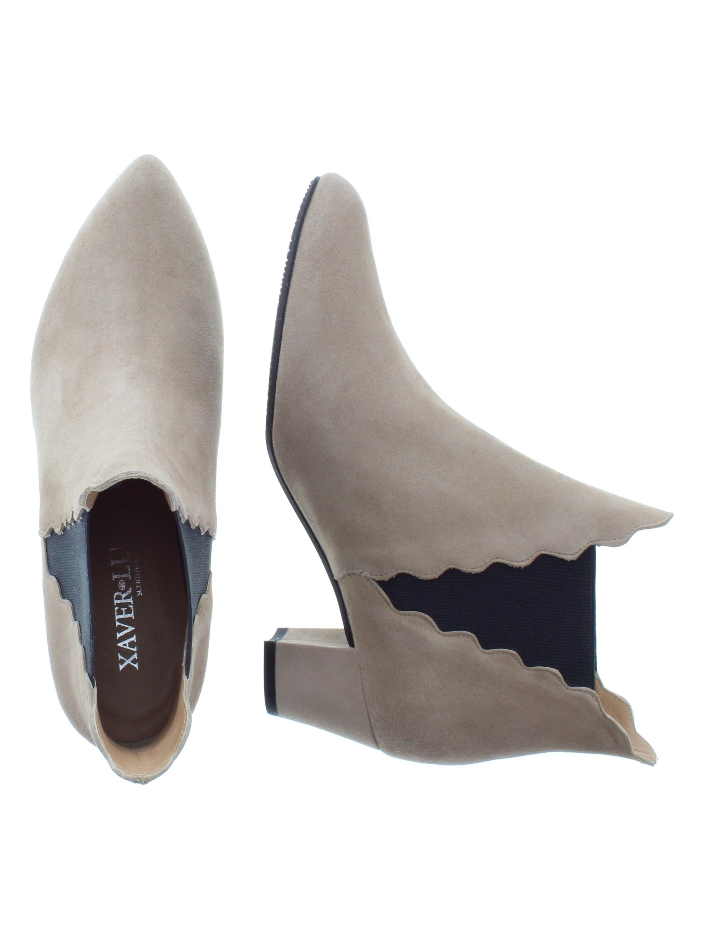 XAVER LUIS Schuhmanufaktur Chelsea Boots 'KATE - Chelsea Stiefelette'‌‌‌‌‌‌‌‌ in Grau