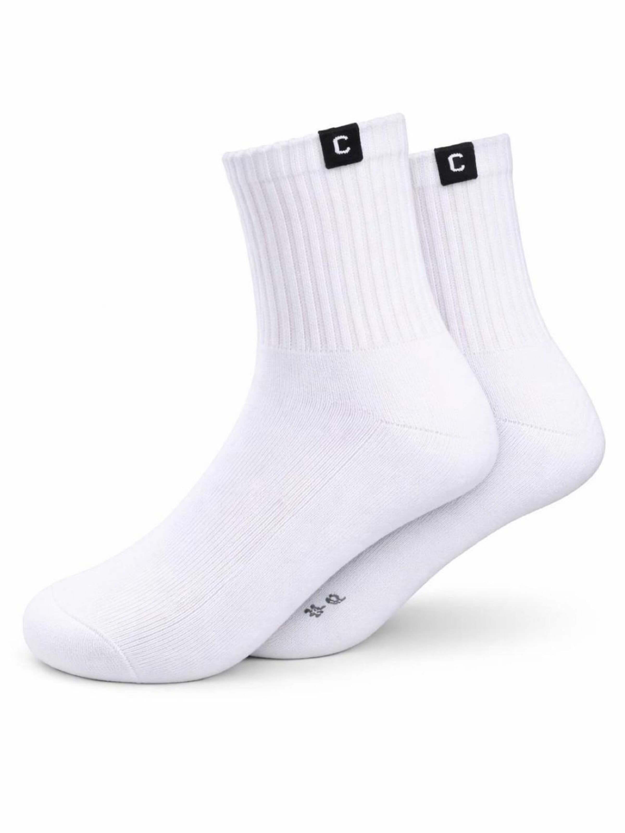 Cocain Underwear Socks 'Kurzsocken' in White: front