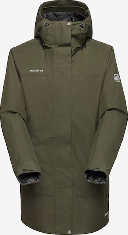 MAMMUT Outdoor Jacket in Green: front