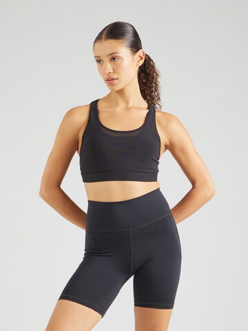 Bustino Top sportivo di Fabletics in nero: frontale