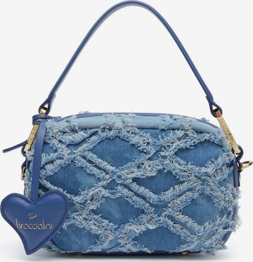 Borsa a tracolla 'Jinny Jeans' di Braccialini in blu: frontale