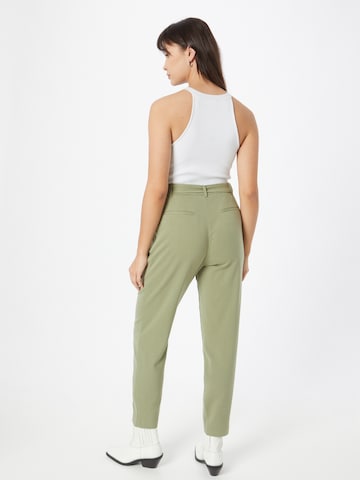 ESPRIT Tapered Pleat-Front Pants in Green