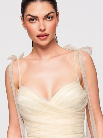 Ombre Kleid‌ in Beige