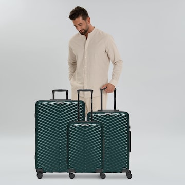 Redolz Suitcase set 'Essentials 18' in Green: front