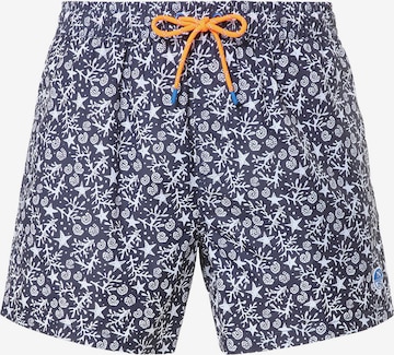 North Sails Zwemshorts in Blauw: voorkant