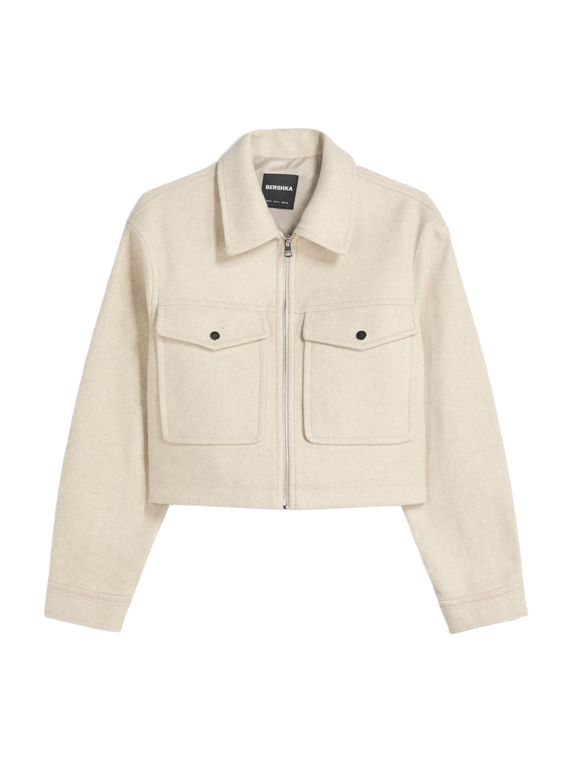 Giacca invernale di Bershka in beige: frontale
