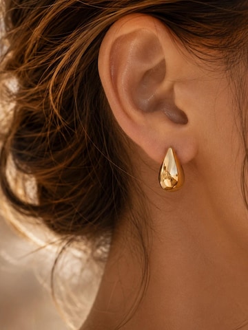 Alster Herz - Pendientes 'Waterdrop' en oro