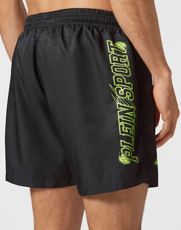 Plein Sport Board Shorts in Black