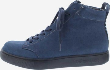 Finn Comfort Lace-Up Ankle Boots in Blue