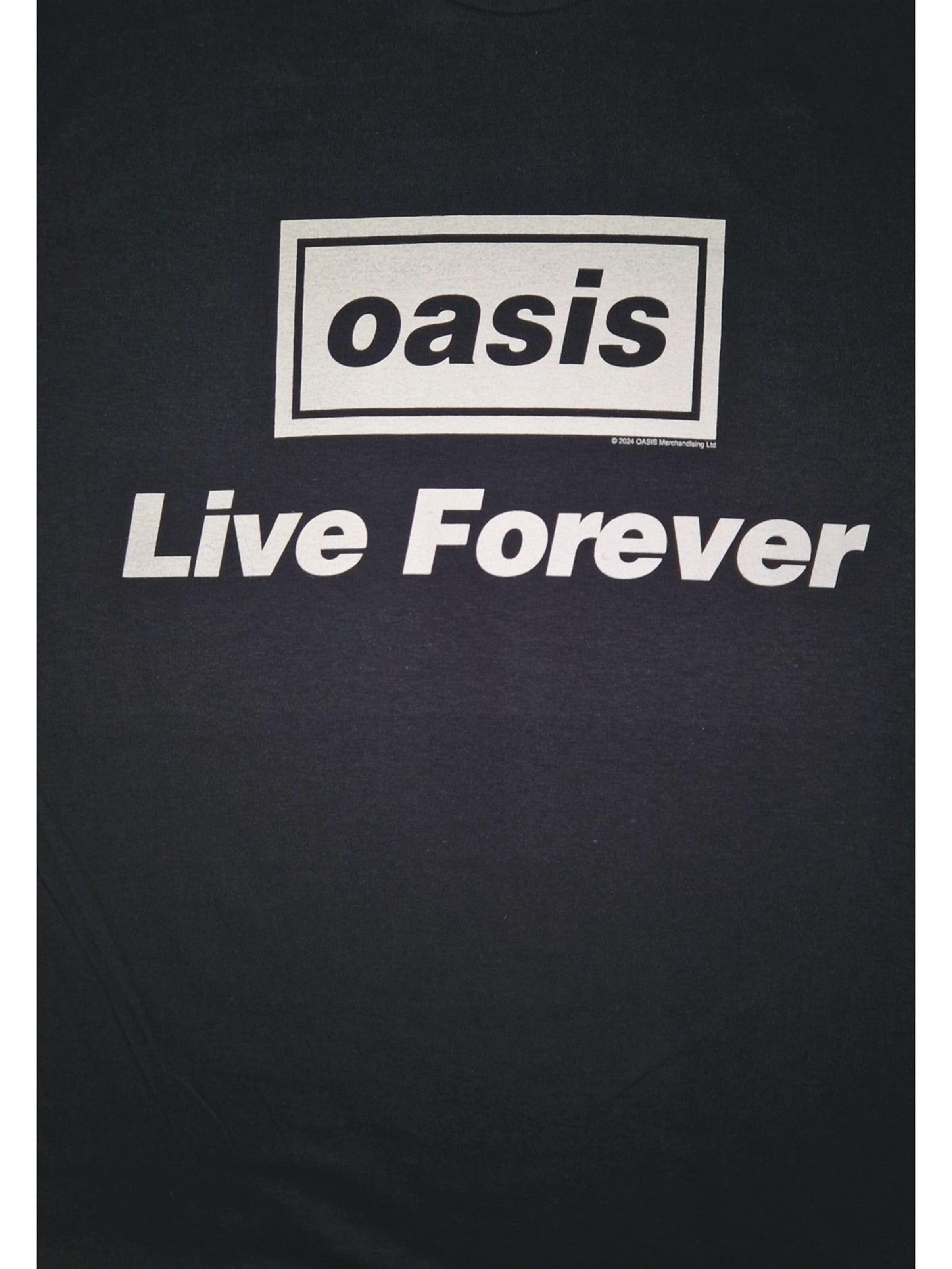Oasis Shirt 'Oasis Live Forever T-Shirt'‌‌‌ in Schwarz