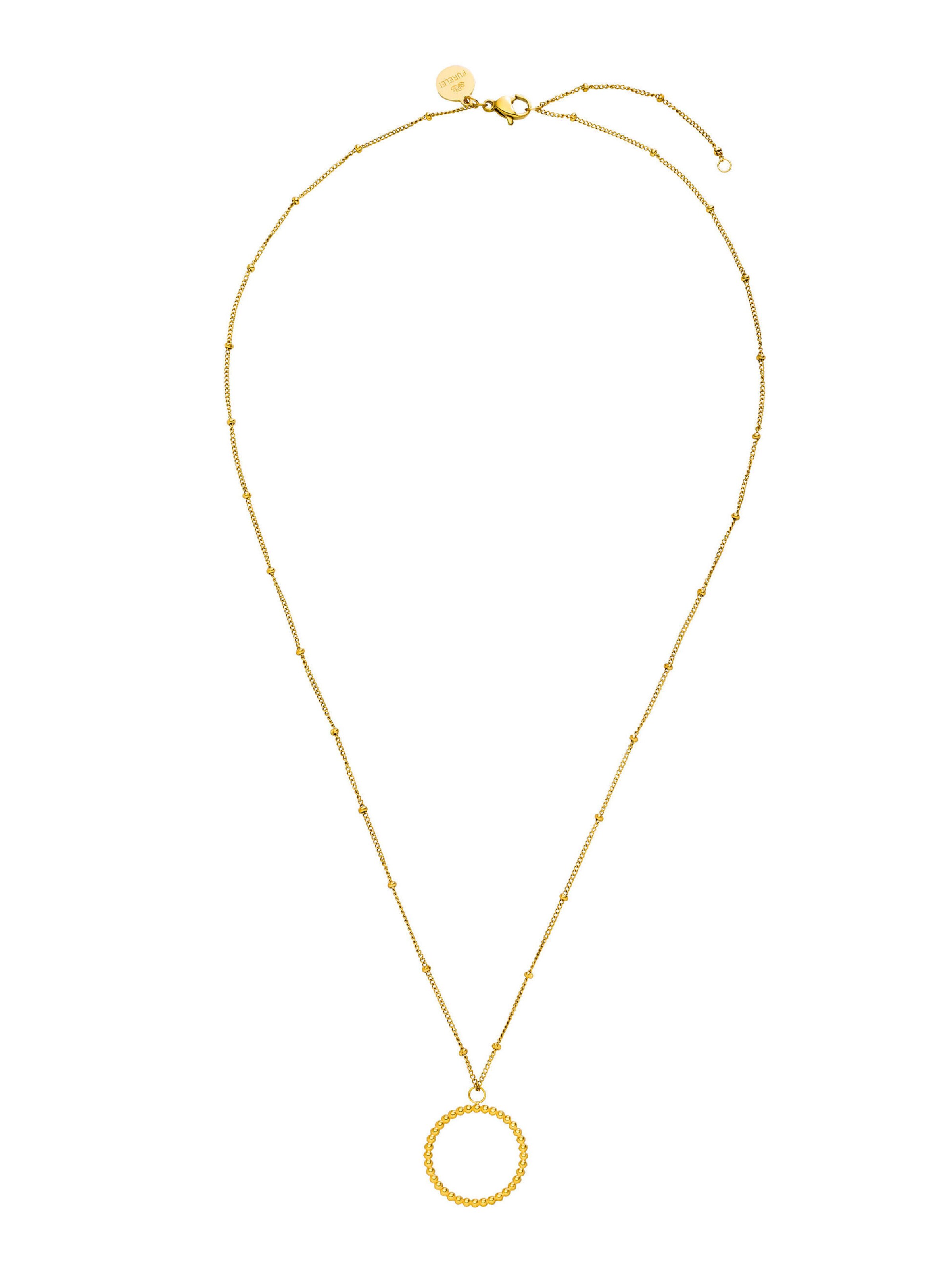 PURELEI Верижка 'Karma' в злато: отпред