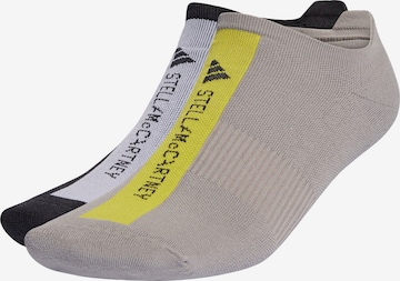 ADIDAS BY STELLA MCCARTNEY Athletic Socks in Grey: front