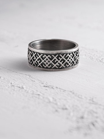 REYTEL Ring 'VESILNIK' in Zilver: voorkant