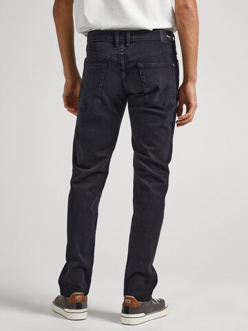 Pepe Jeans Slimfit Jeans 'HATCH' in Schwarz