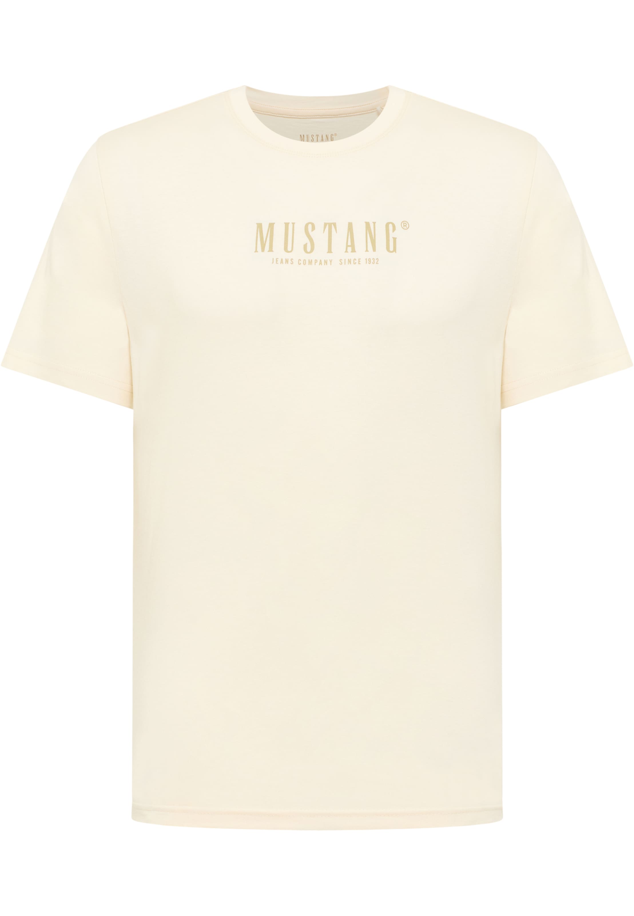 MUSTANG T-Shirt 'Style Austin' in Weiß: Vorderseite