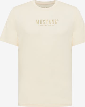 MUSTANG T-Shirt 'Style Austin' in Weiß: Vorderseite