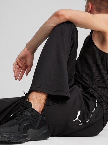 Regular Pantalon de sport 'FIT' PUMA en noir