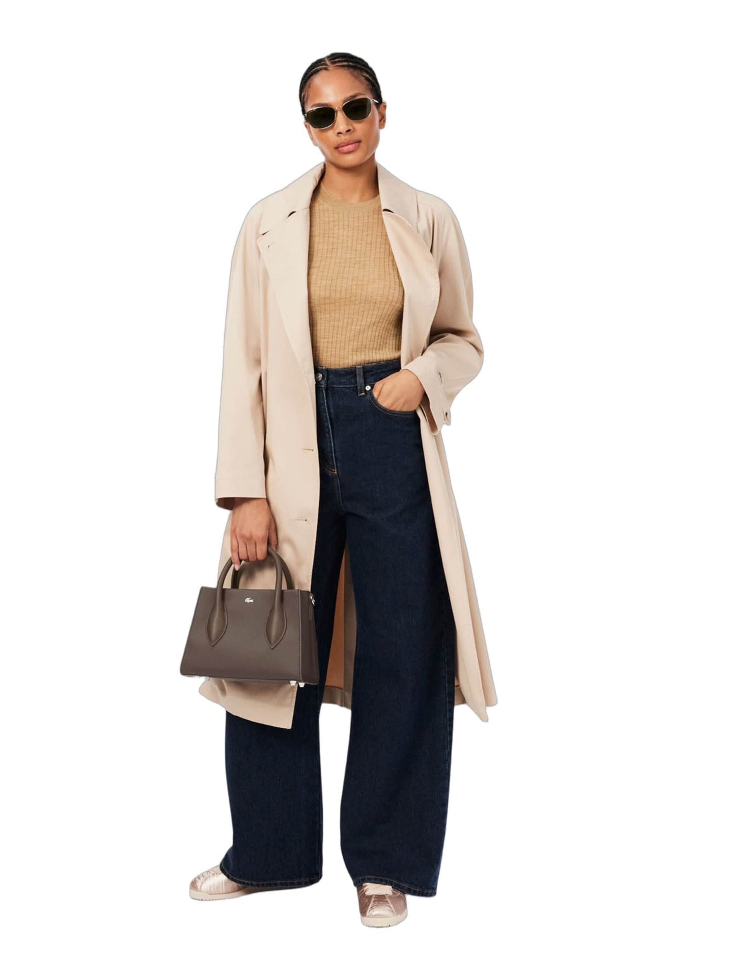 Borsa a mano 'Lacoste Sac à main Daily City Marron Foncé' di LACOSTE in marrone