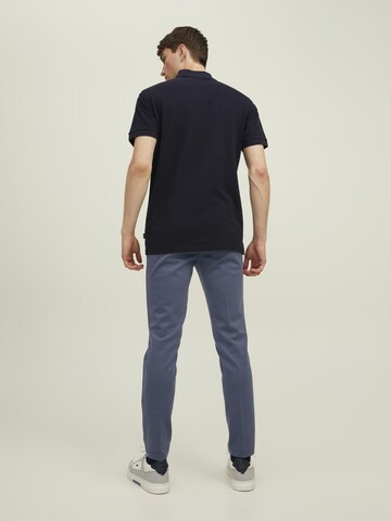 JACK & JONES Regular Trousers with creases 'Marco Phil' in Blue