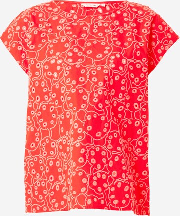 Maglietta 'Nahkol Rentukka' di Marimekko in rosso: frontale