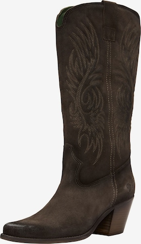 Bottes de cowboy FELMINI en gris : devant