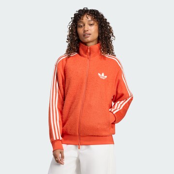 ADIDAS ORIGINALS - Sudadera con cremallera en naranja: frente