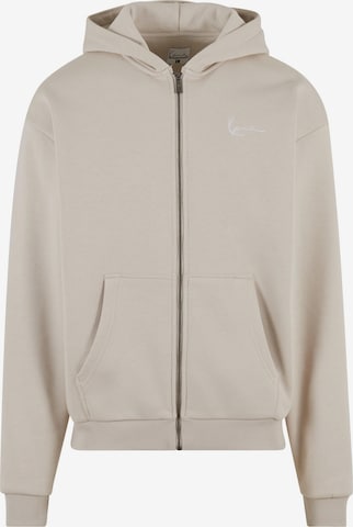 Karl Kani Collegetakki 'Essential' värissä beige: etupuoli