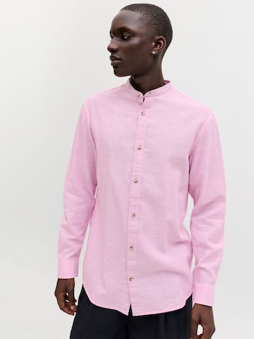 JACK & JONES Regular Fit Skjorte 'JJESummer' i pink
