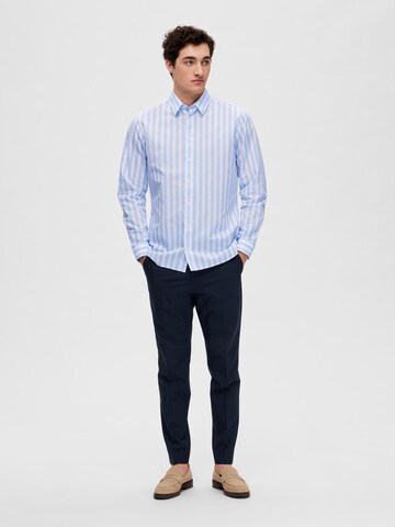 Slim fit Camicia business di SELECTED HOMME in blu