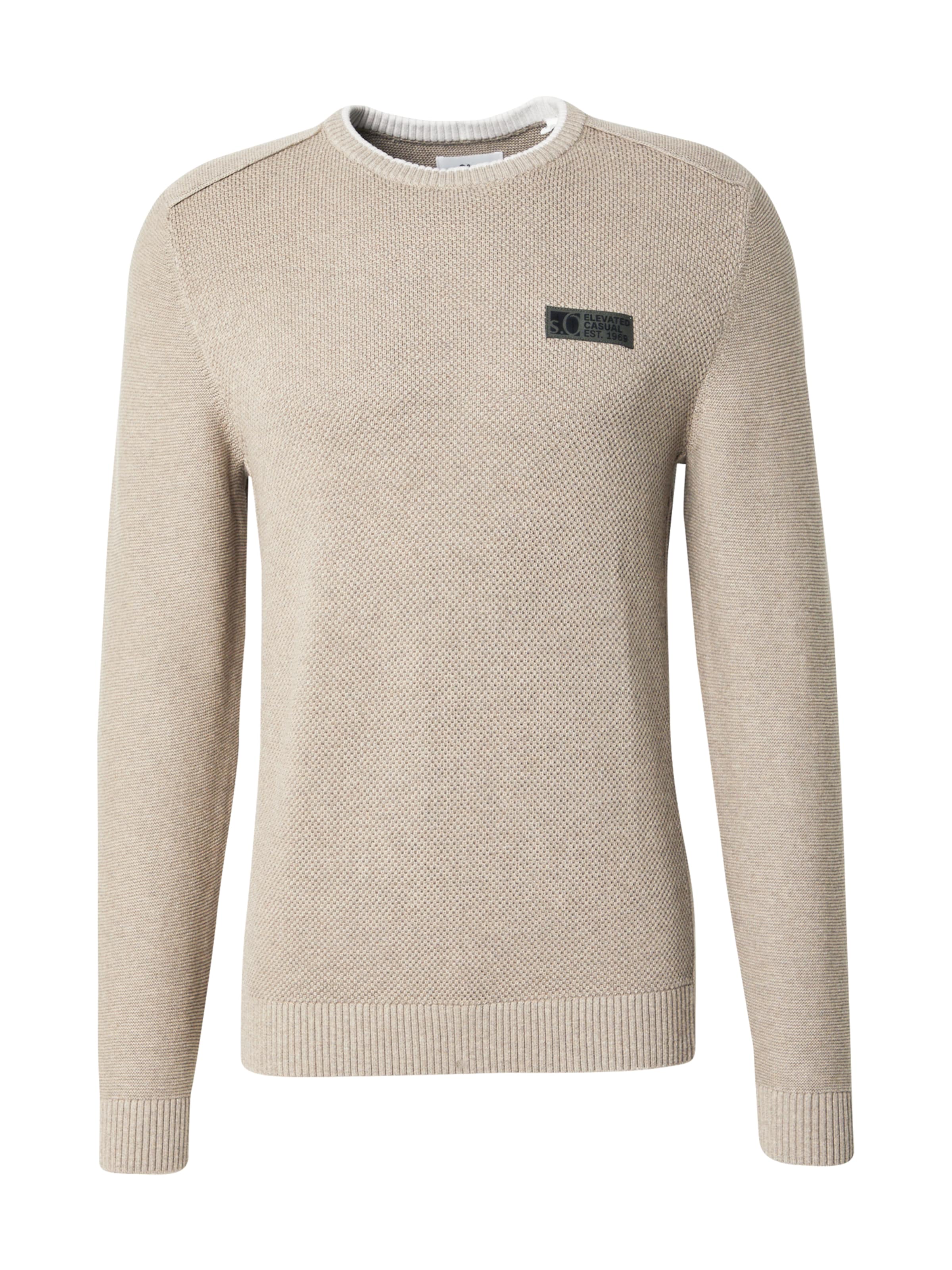 s.Oliver Trui in Beige: voorkant